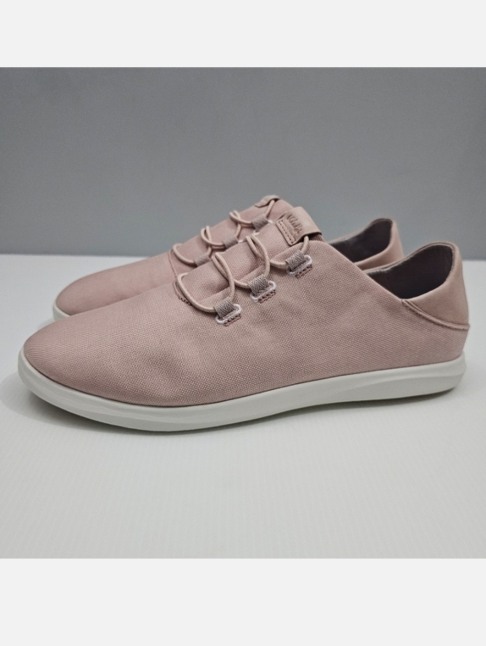 Olukai Hale'iwa LiHa'a Sneaker Womens 11 Pink Knit White Slip On Casual Travel